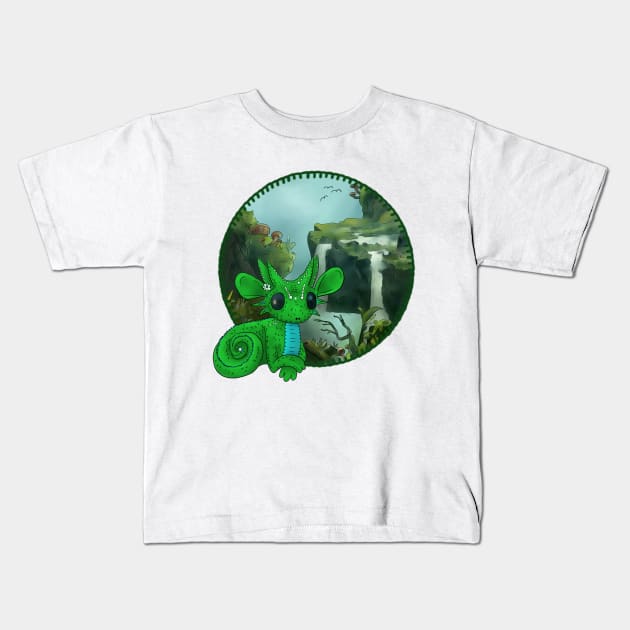Niedlicher Drache Kids T-Shirt by Blumchen